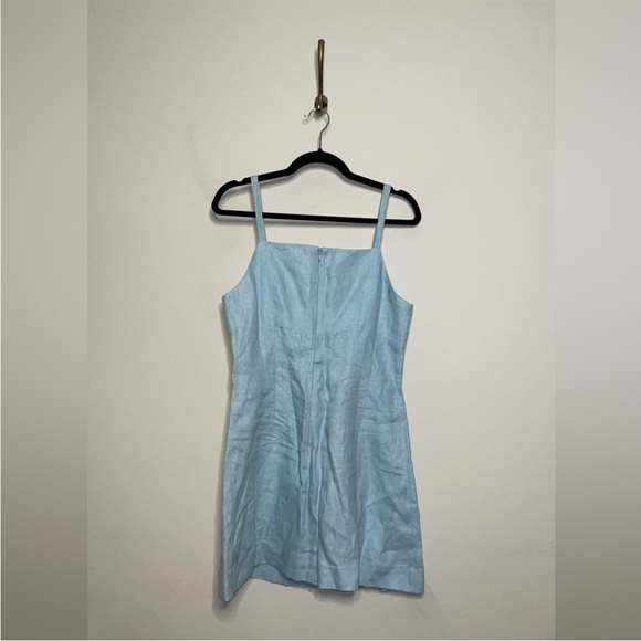 Reformation Phillipa Linen Dress in Aquamarine - Picture 10 of 10